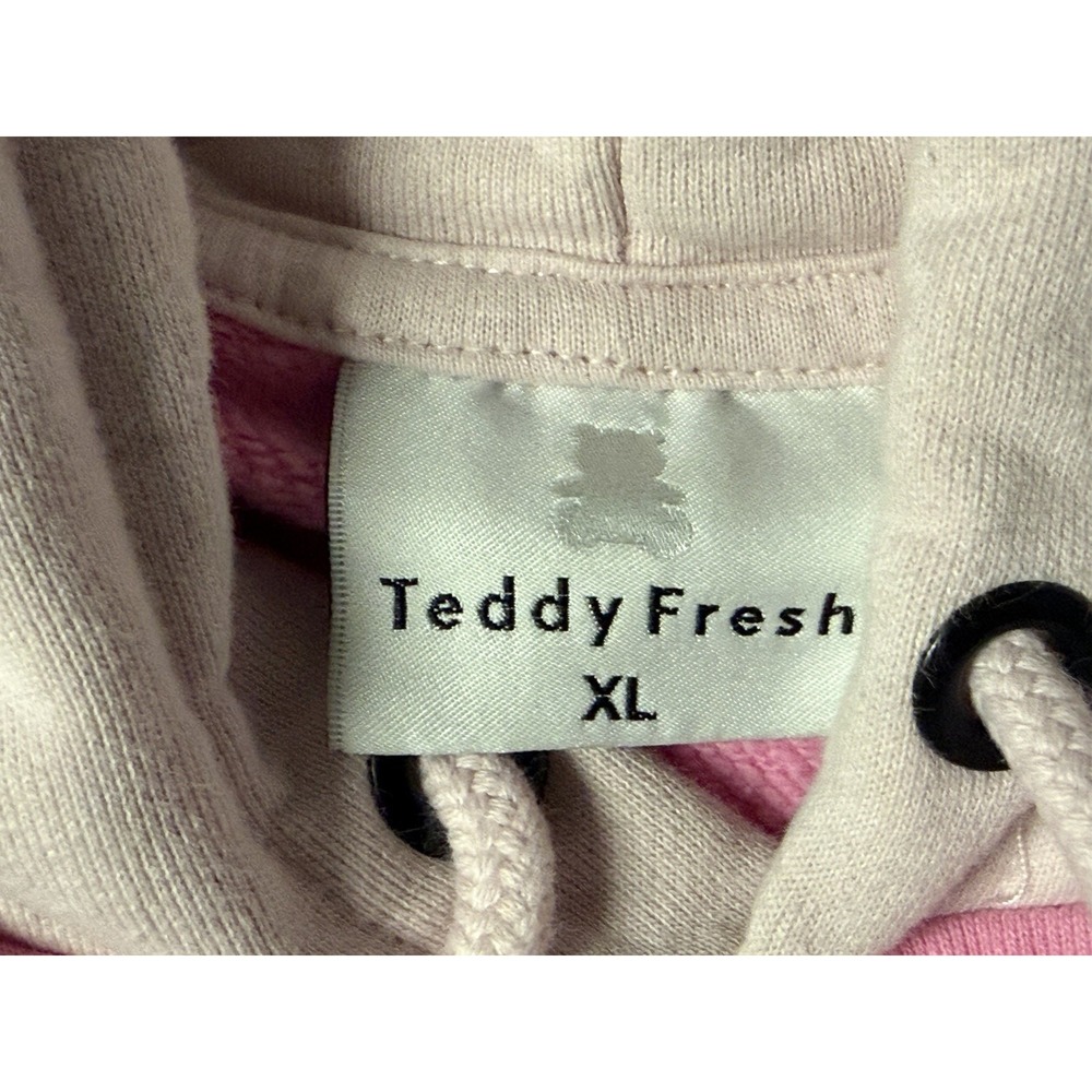 Teddy Fresh Classic Color Block Hoodie XL Pink Teal Purple H3H3 Streetwear - Picture 10 of 10